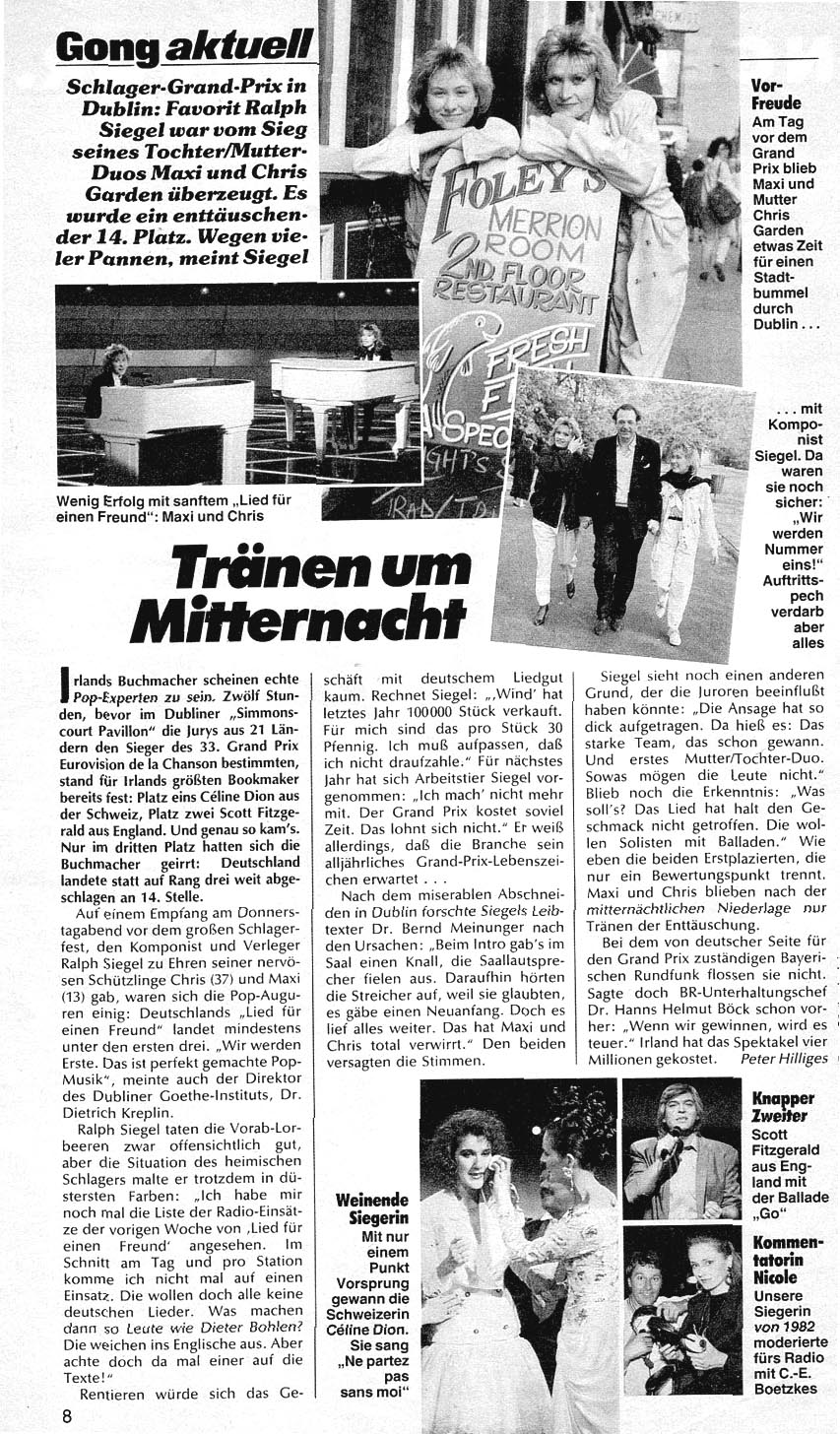 Eurovision Song Contest 1988 Wikipedia